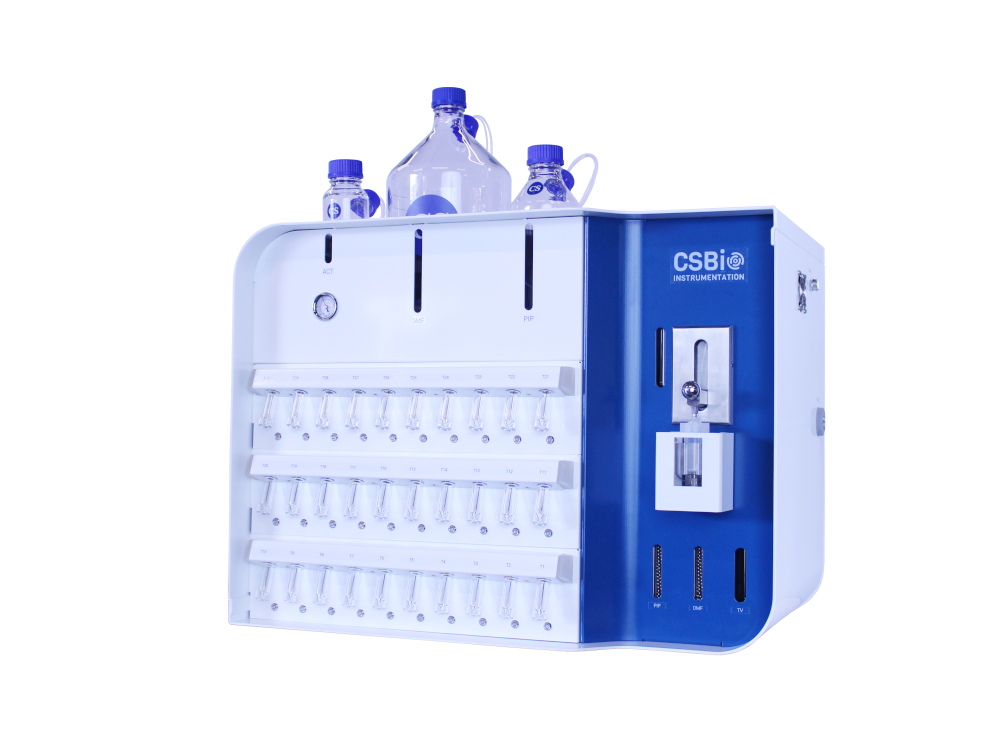 CSBio II Automated Research Scale Peptide Synthesizer - Model CSBio II, for research scale automated peptide synthesis