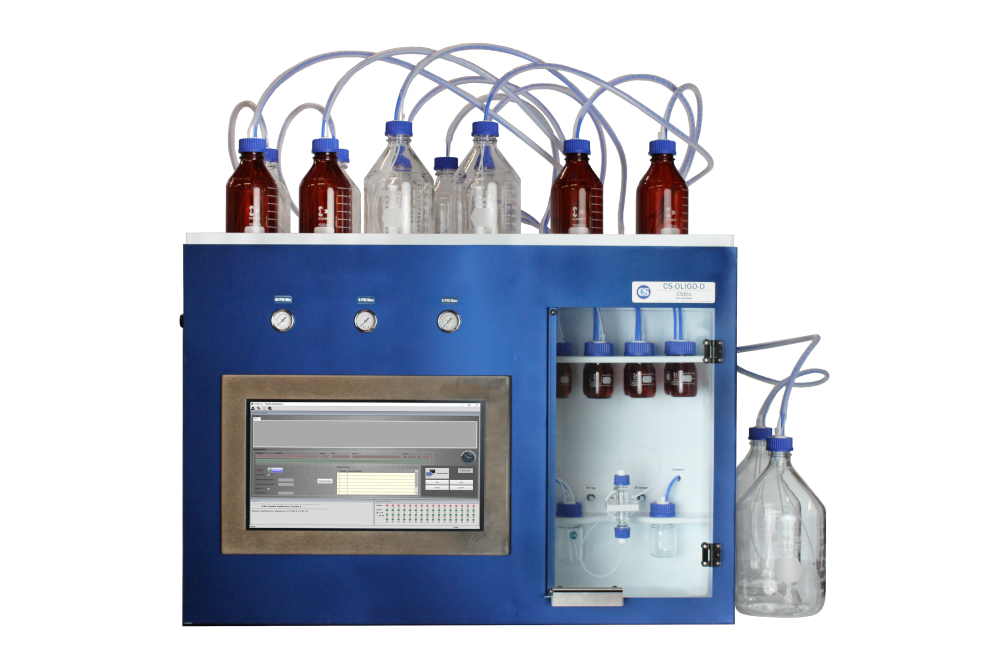 CSBio Automated Oligonucleotide Synthesizer - Model CS-OLIGO-D, automated pilot scale DNA/RNA synthesis